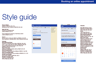Mobile app style guide