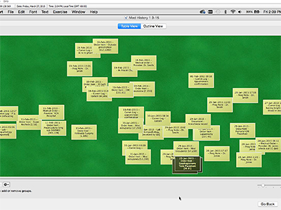 Card sorting exercise with users